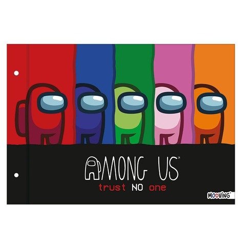 Carpeta N°5 Mooving Among Us Colores Trust NO One