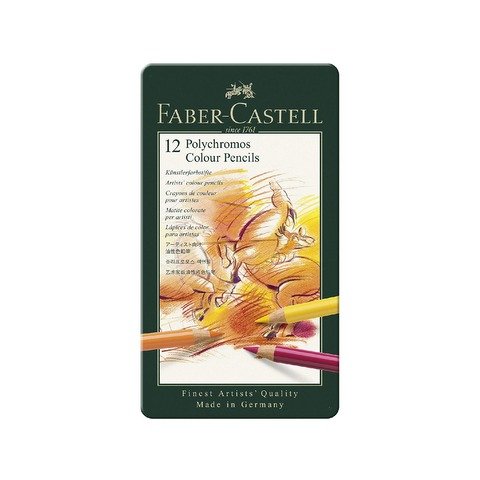 Lápiz Faber Castell Polychromos Lata x12