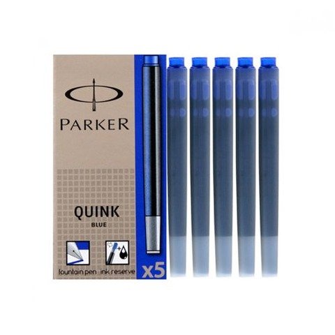 Cartucho Para Pluma Parker x5u Color Azul Lavable