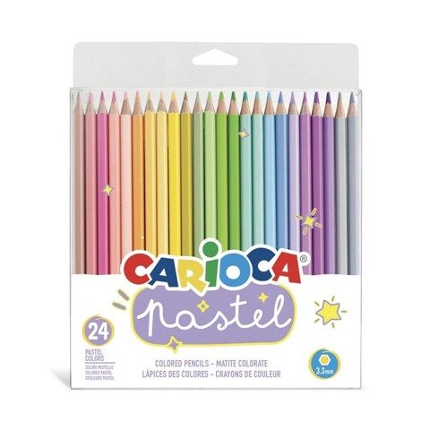 Lápiz Carioca Color Pastel x24