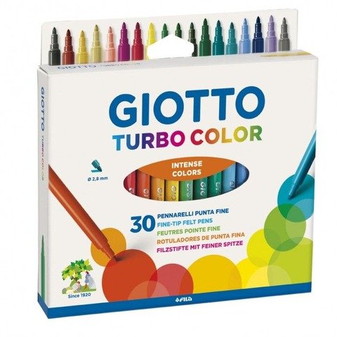Marcador Giotto Turbo Color 30 Colores