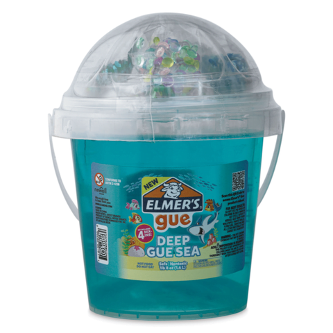 Slime Elmers (Hecho) Cubeta con 4 Toppings 709 ML.