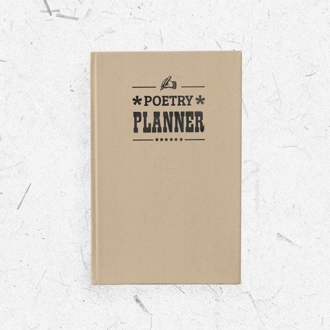 Cuaderno Fera Planner Org. Poetry 12x17cm T/D Arena