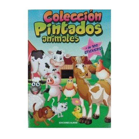 Libro Infantil Colección Pintados Animales 