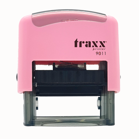  Promo sello completo Traxx (9011) + 3 líneas de texto Rosa