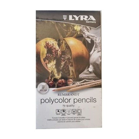 Lápiz Lyra Polycolor x12 Lata Colores