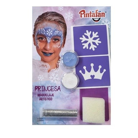 Maquillaje Artístico Pintafán Kit con Accesorios Princesa 616-08