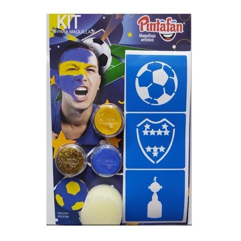 Maquillaje Artístico Pintafán Kit Mix ACUA Futbol Azul 650-07