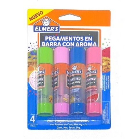 Adh. Barra Elmers  6grs Blister x4 Con Aroma (1345959)