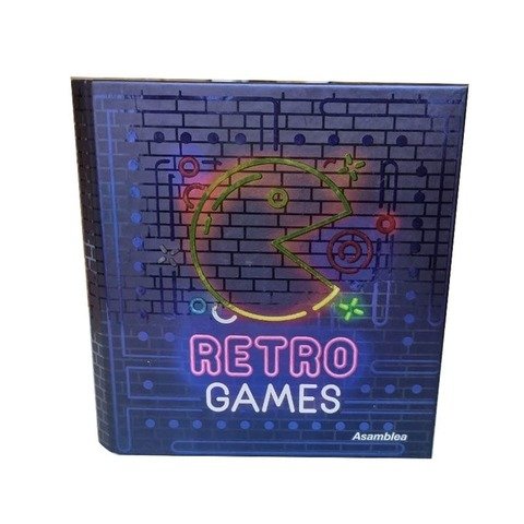 Carpeta Nº3 3x40 Asamblea Cartón - Retro Gamer Pac Man