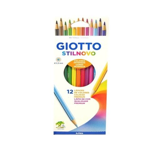 Lápiz Giotto Stilnovo 12 Colores