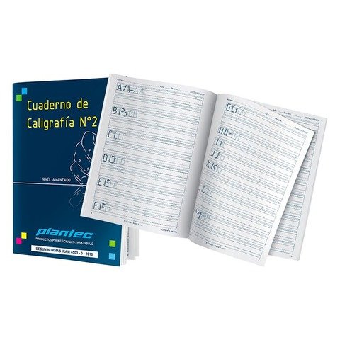 Cuaderno de Caligrafía Plantec A4 Nivel Avanzado Técnico