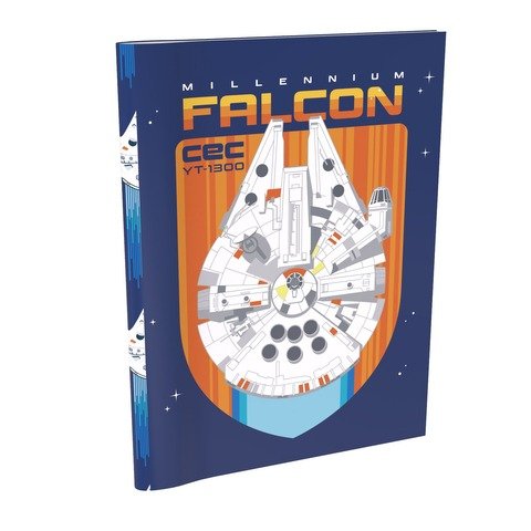 Cuaderno Escolar Tapa Flex. PPR Star Wars - Falcon