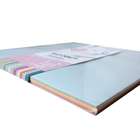 Papel Ibi Craft x35 Hojas para Scrapbook 30x30cm 160gr Tonos Pasteles (600800)