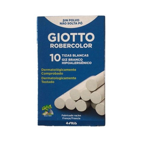 Tiza Blanca Giotto Rober x 10