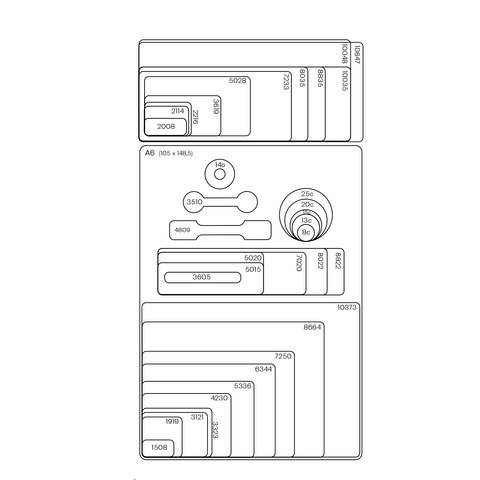Etiquetas Autoadhesivas Blancas A6 Caja x30 Planchas