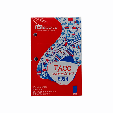 Taco Calendario 2024 Medoro (8401)