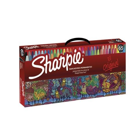 Marcador Sharpie Set x65 Fino Especial Pack 