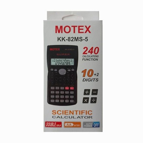 Calculadora Cientifica Motex KK-82MS-5 (240Func) 12Dig. Negra