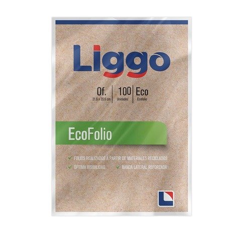 Folio Oficio Eco 100% Reciclado Paquete x100
