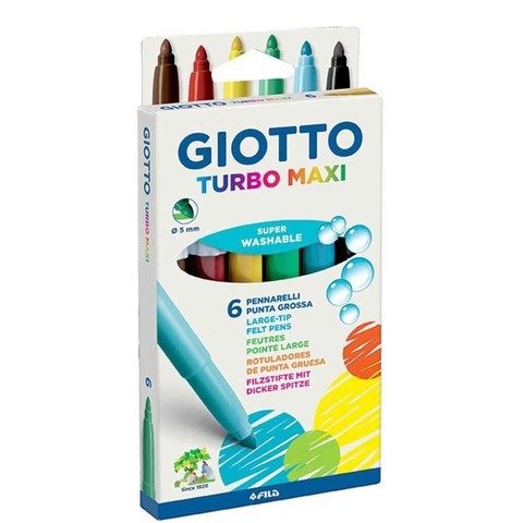 Marcador Giotto Turbo Maxi x 6