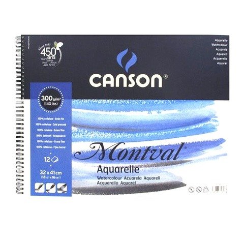 Block Canson Montval 300grs - 32 x 41 cm (Álbum)
