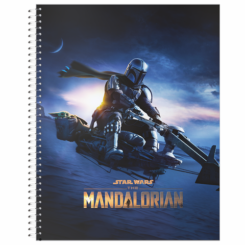 Cuaderno Universitario PPR T/F Rayado Star Wars The Mandalorian