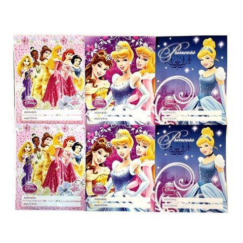 Separadores  N°3 x6 Disney Princesas Mod 2 Tiana-Rapunzel-Aurora