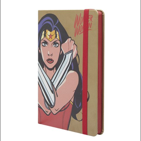 Cuaderno Mooving A5 Línea Notes Wonder Woman A5 Rayado