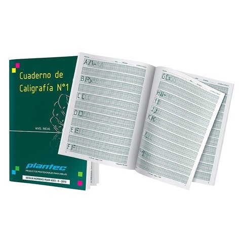 Cuaderno de Caligrafía Plantec A4 Nivel Inicial Técnico