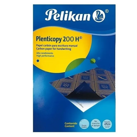 Carbónico Papel Pelikan Azul Plenticopy 200H x10