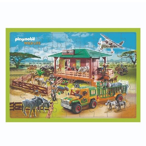 Puzzle 54 Piezas 35x50cm InkDrop Playmobil Wild Life