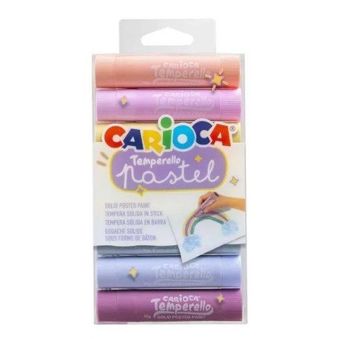 Témpera Sólida Pastel Carioca Color x 8 (42673)