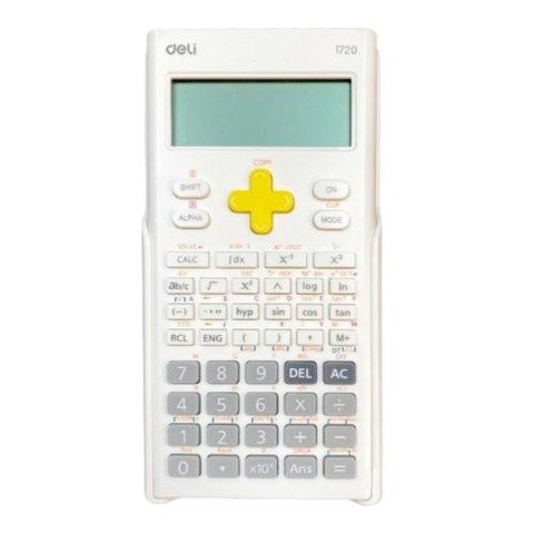 Calculadora Cientifica Deli E1720 (300Func) 12Dig. Blanca