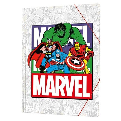 Carpeta Oficio con Elástico Mooving Marvel 1005208_i01 Hulk & Otros