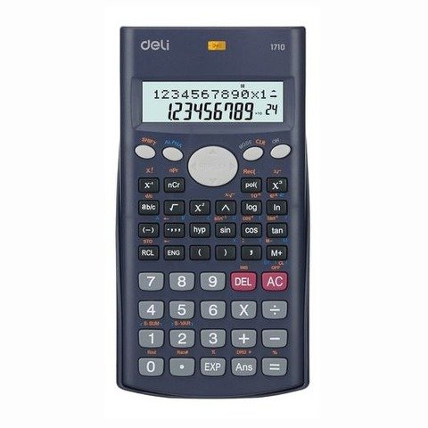 Calculadora Cientifica Deli E1710 (240Func) 12Dig. Negra