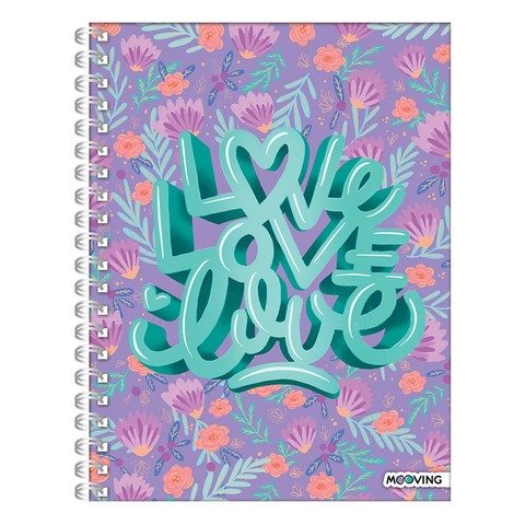 Cuaderno Universitario Tapa Dura Mooving Love 1206107 Love Love Love