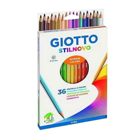 Lápiz Giotto Colors 3.0 Cartón 36 Colores