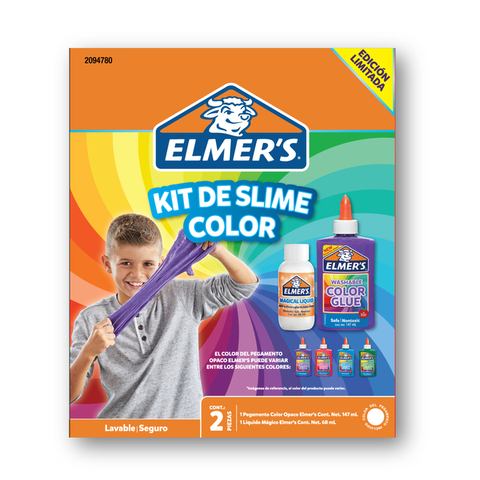Adh. Glitter Elmers Kit para slime 