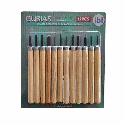 Gubia Set x12 Piezas (055803)
