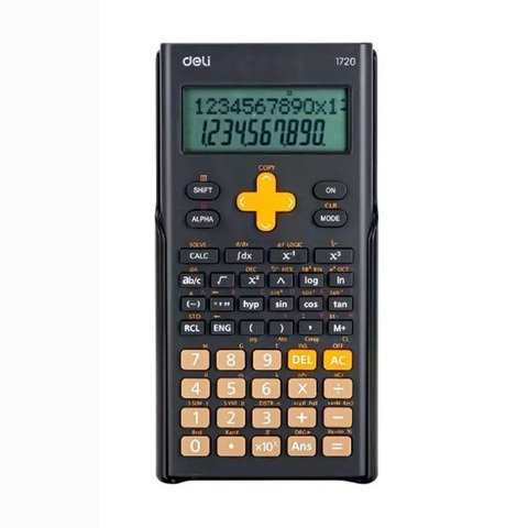 Calculadora Cientifica Deli E1720 (300Func) 12Dig. Negra