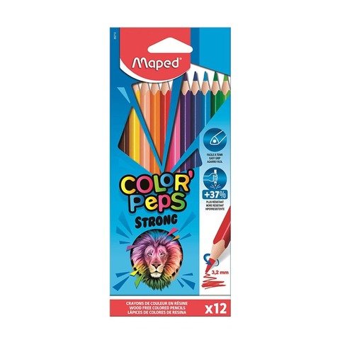 Lápiz Maped Colorpeps x12 Largos 
