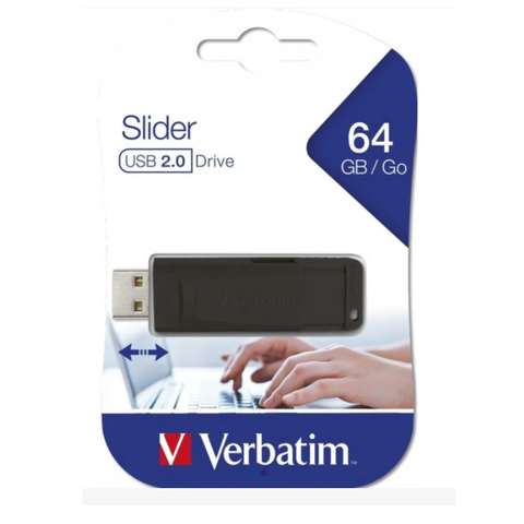 USB Drive Verbatim 64 GB Slider 98698