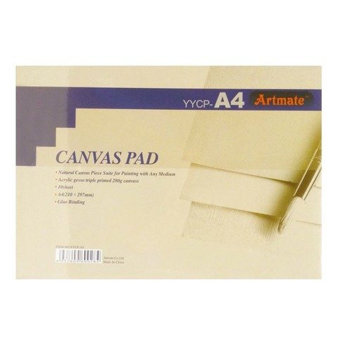 Block Artmate Canvas (280gr) (21x29,7cm) (YYCP-A4) Canvas Pad - Embloc.