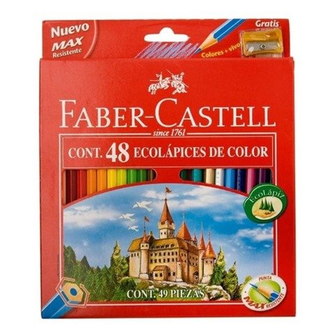 Lápiz Faber Castell Ecolápiz x48
