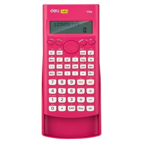 Calculadora Cientifica Deli E1710 (240Func) 12Dig. Rosa