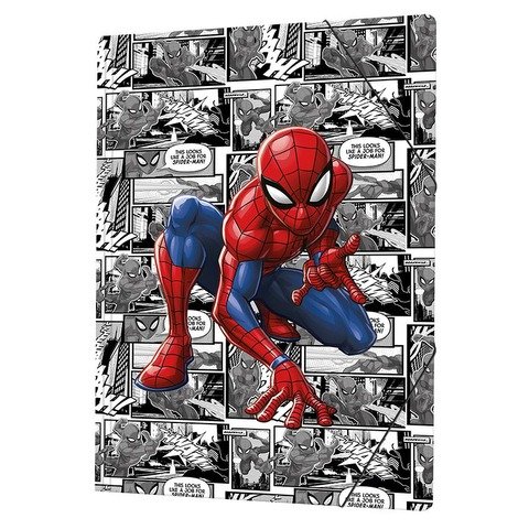 Carpeta Oficio con Elástico Mooving Spiderman Comics