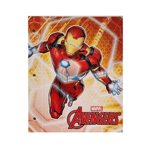 Carpeta N°3 dos tapas PPR Marvel Avengers Iron Man