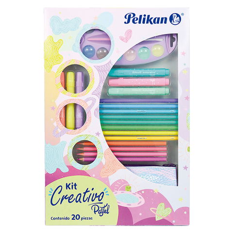 Kit Pelikan Creativo Pastel x20 Piezas (208953)