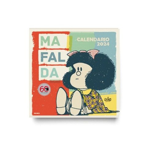 Calendario 2024 de Pared Granica Mafalda